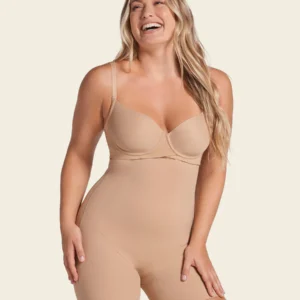 Strapless Sculpting Step-in Body Shaper with Short Bottom
