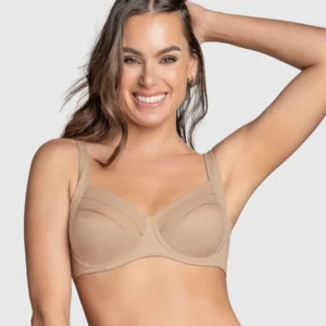 Lace Stripe Natural Support Bra