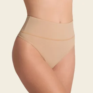 High-Waisted Seamless Moderate Shaper Thong Panty