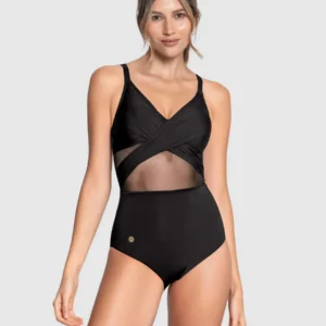 One Piece Criss Cross Swimsuit